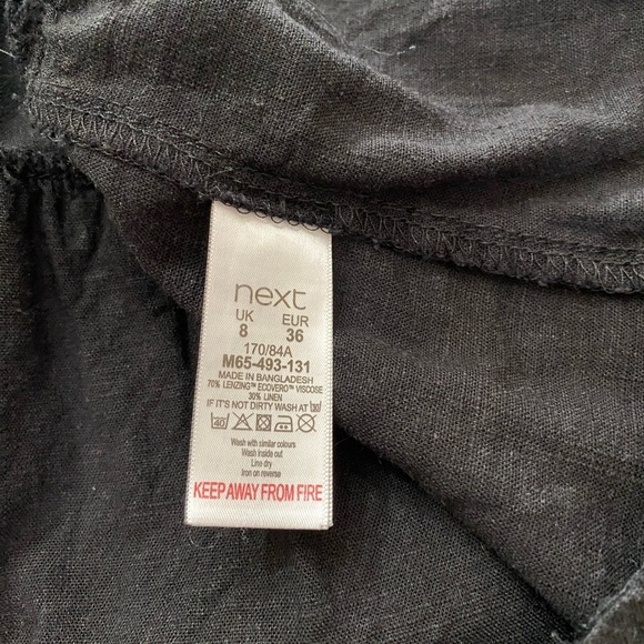 Next Black Tiered Dress - Picture 10 of 12